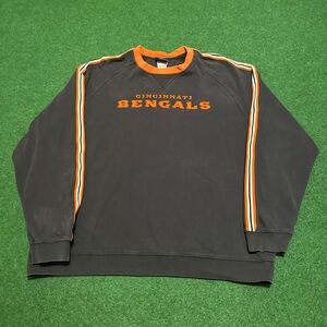 Vintage Cincinnati Bengals Y2K Reebok NFL XL Crewneck Sweatshirt